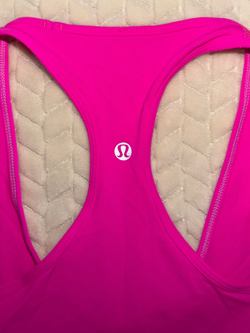 Lululemon Cool Racerback Raspberry Glo Light Size 4 - Picture 3 of 7
